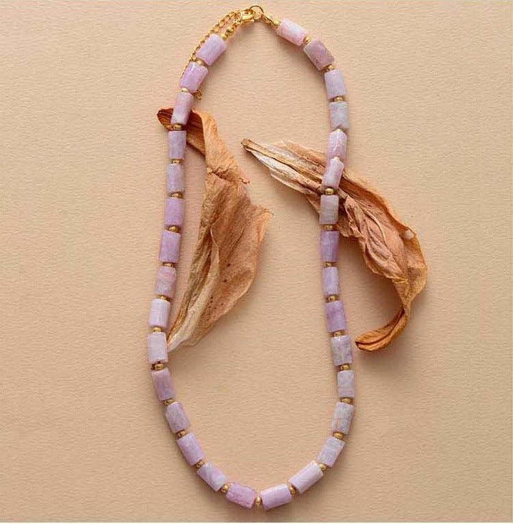 High-end Red Natural Stone Necklace - Trendha
