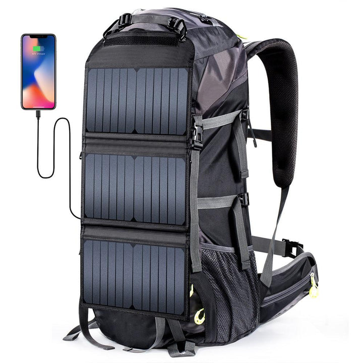 Large Capacity 68L Solar Waterproof Mountaineering Bag - Trendha