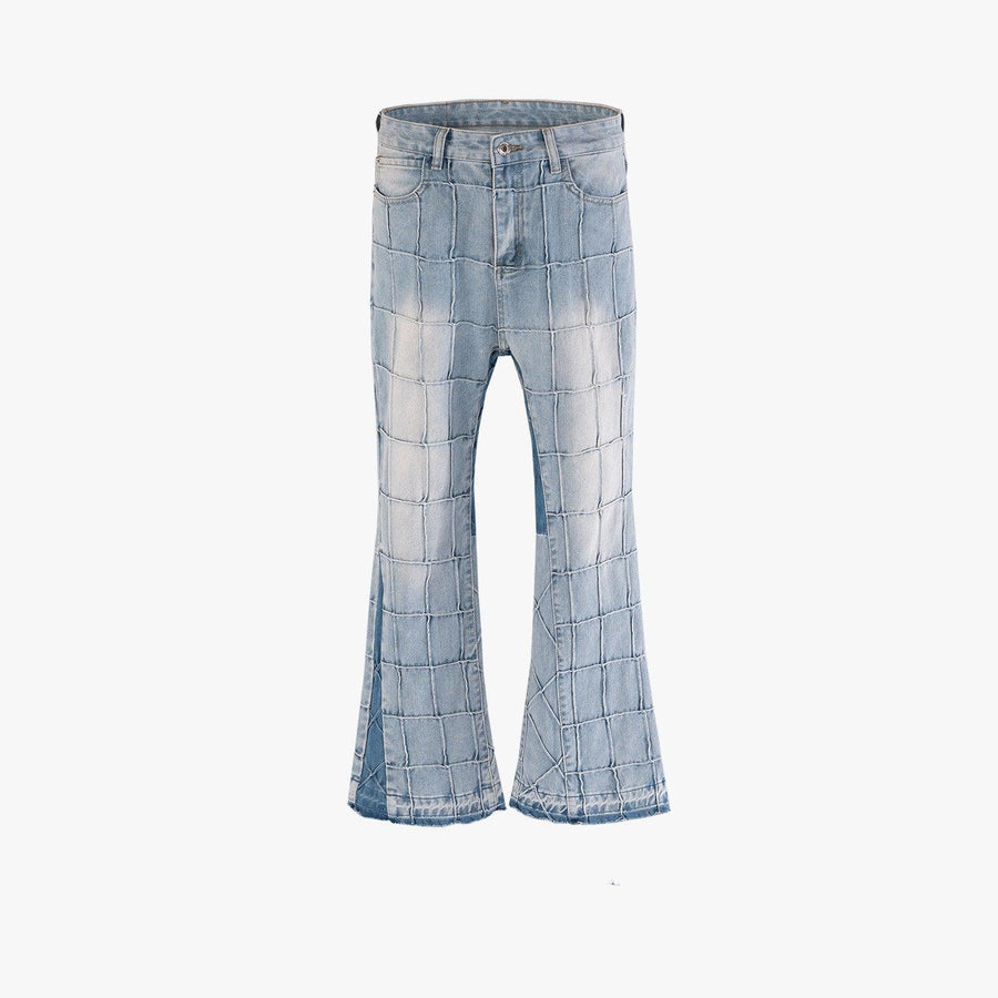 Men's And Women's Fashion Casual Waffle Jeans - Trendha