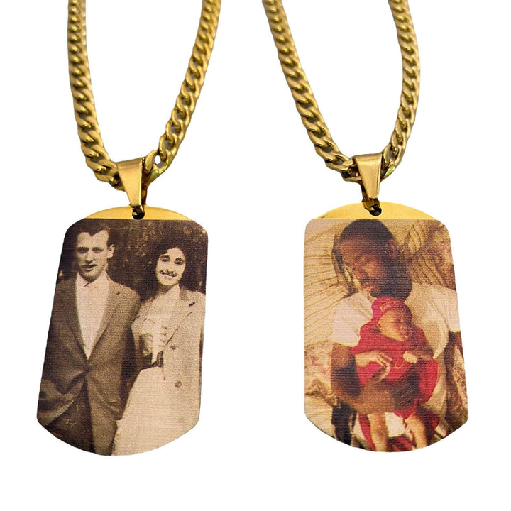 Picture Portrait Necklace Stainless Steel - Trendha