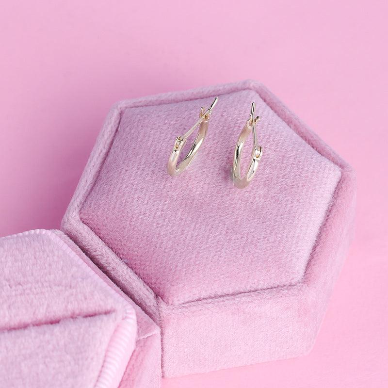 Silver Gilded Fashion Earrings Female - Trendha