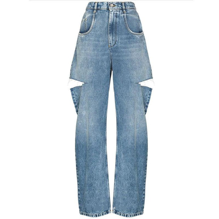 Spring And Summer New Cut Process Wash Jeans - Trendha