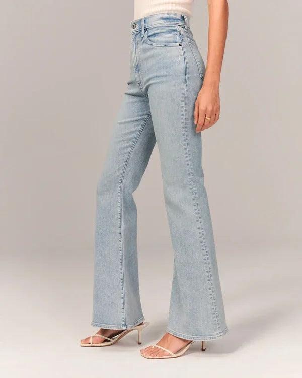 Women's Fashion Casual Solid Color Jeans - Trendha