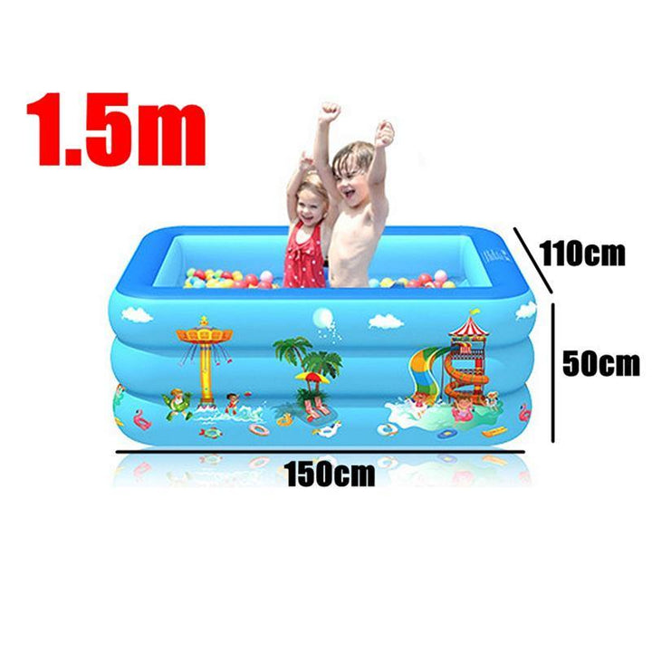 Inflatable Swimming Pool Family Swimming Pool Children Pool Outdoor Water Play Kids Toys - Trendha