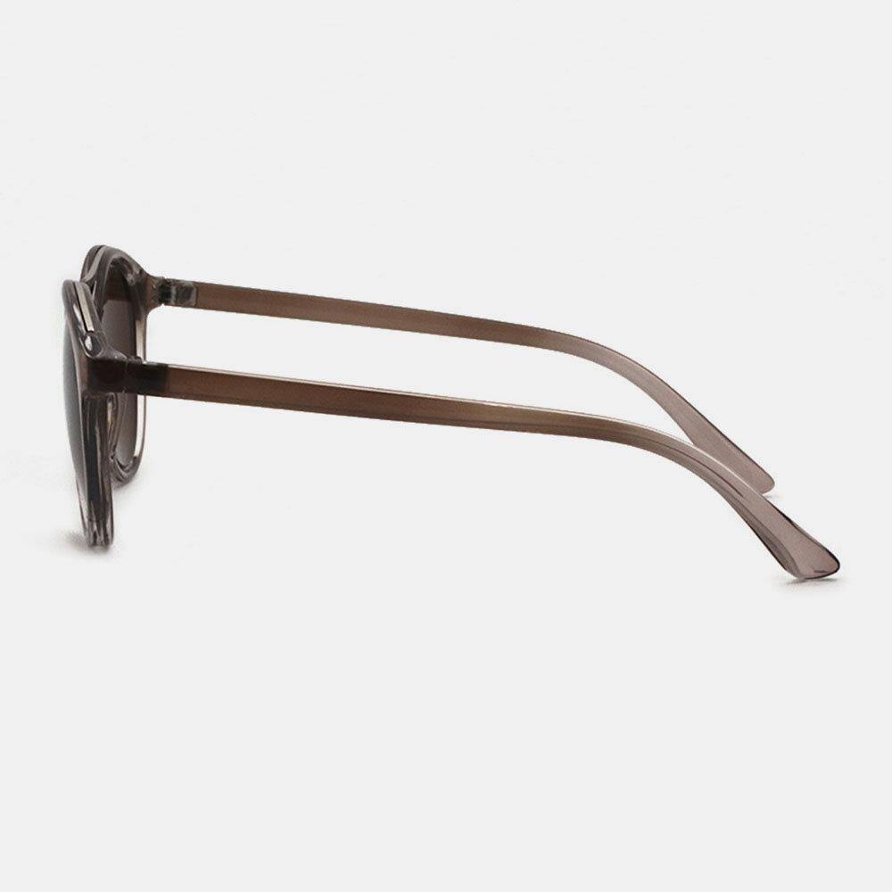 Women Casual Brief Full Frame Round Shape UV Protection Sunglasses - Trendha