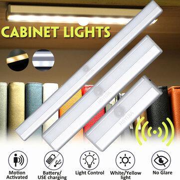 Light & Motion Sensor Under Cabinet Lights Wireless Ultra-Thin Wardrobe Light - Trendha