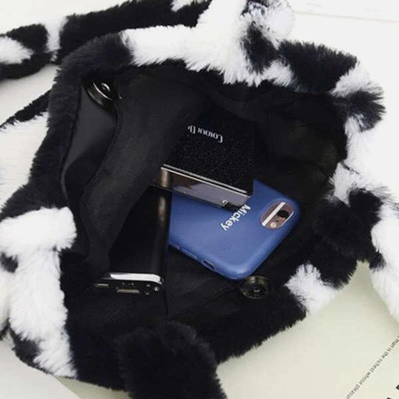 Women Felt Tie-dye Casual Fashion Soft Multi-carry Handbag Shoulder Bag Crossbody Bag - Trendha