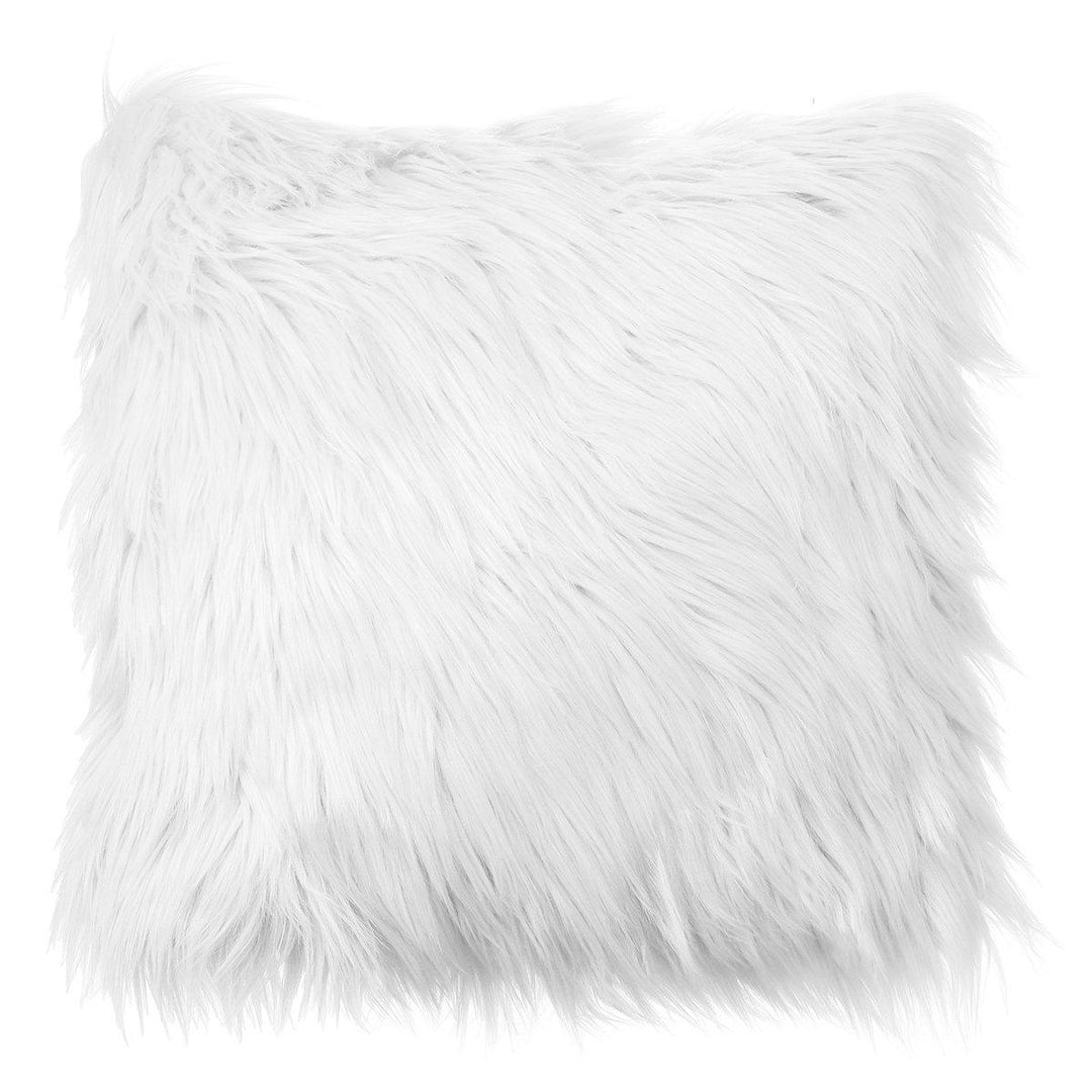 40x40 Faux Wool Fur Cushion Cover Fluffy Soft Plush Throw Pillow Case Home Decor - Trendha