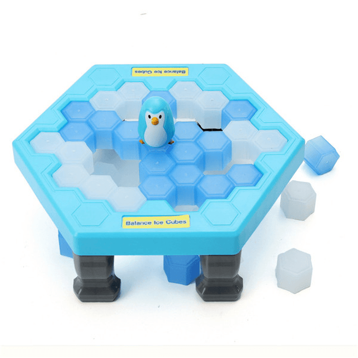 FUNTOK save Penguin Ice Kids Puzzle Game Break Ice Block Hammer Trap Party Toy Pretend Icebreaker - Trendha