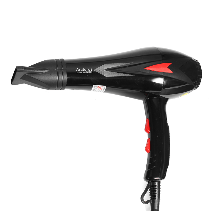 2200W Electric Hair Dryers Styling Tools Blow Low Noise Hair Salon with Nozzle - Trendha