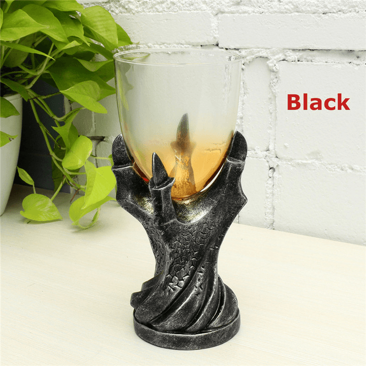 Halloween Dragon Glass Holder Wine Goblet Replica Gothic Decor Glass Cup - Trendha