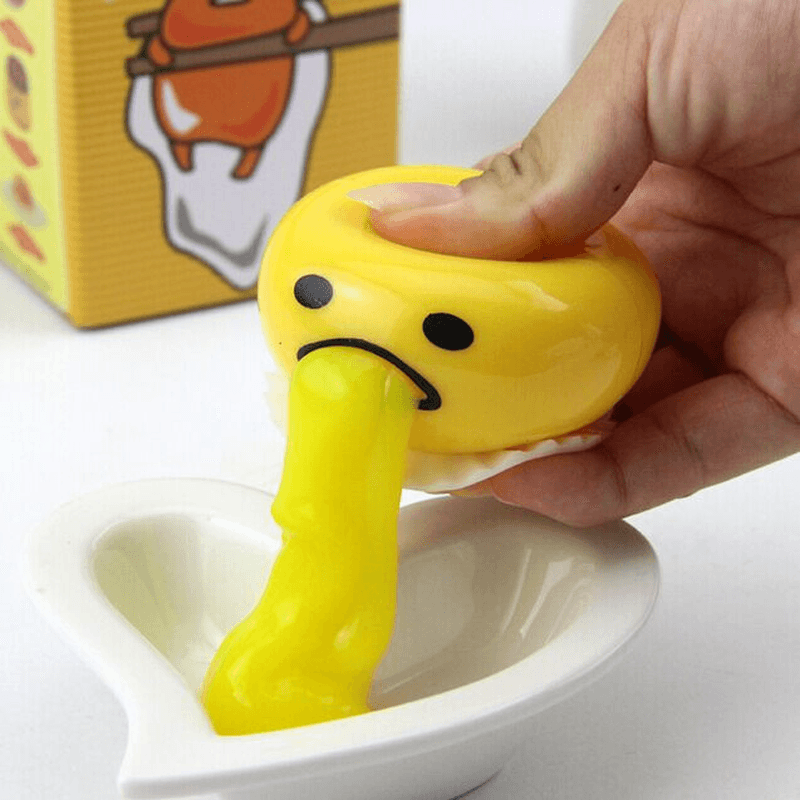 Squishy Vomitive Slime Egg Yolk Stress Reliever Fun Gift - Trendha