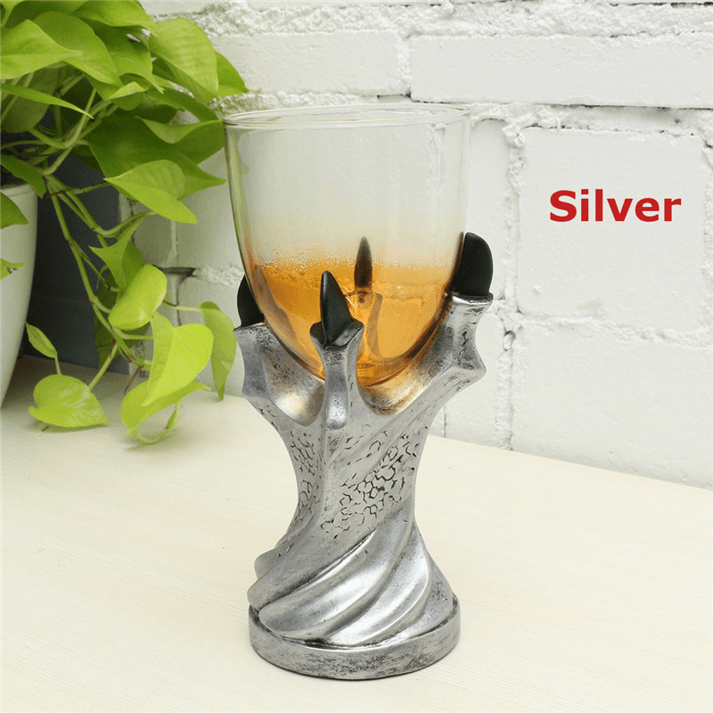 Halloween Dragon Glass Holder Wine Goblet Replica Gothic Decor Glass Cup - Trendha