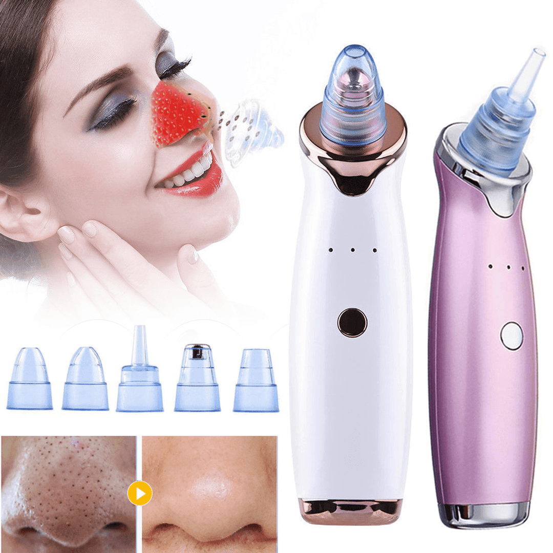 Electric Facial Pore Acne Blackhead Remover Vacuum Suction Diamond Dermabrasion Beauty Machine - Trendha