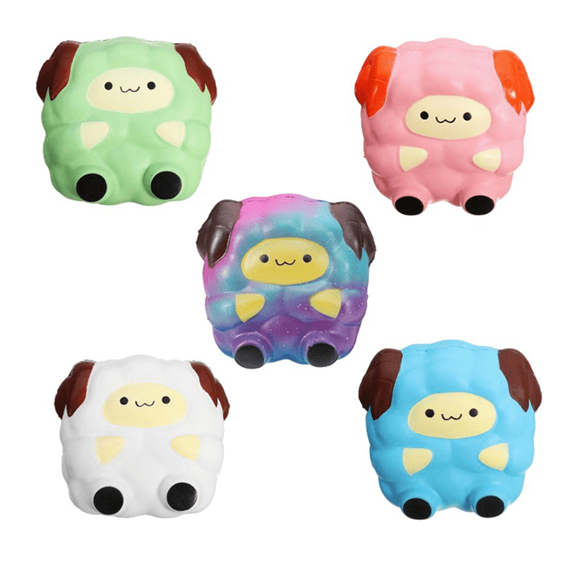 5 PCS Squishy Jumbo Sheep Lamb Package Sweet Soft Slow Rising Collection Gift Decor Toy - Trendha