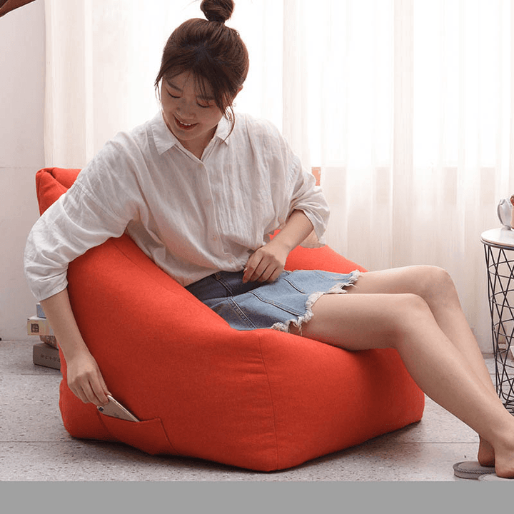 Square Couch Bean Bag Lazy Sofa for Leisure Sitting Room Household Bedroom Can Unpick and Wash - Trendha