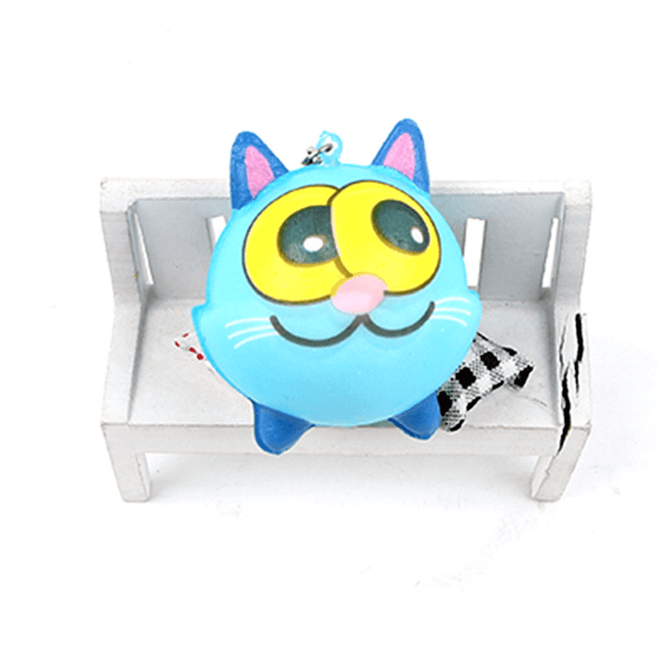 Squishy Bun Cute Animal Bread Cake Slow Rising Bag Phone Hanging Ornament Keyring 7Cm Gift Collection - Trendha