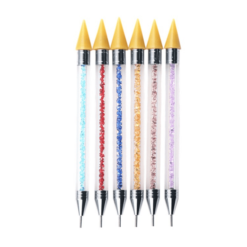 Dual-Headed Nail Rhinestone Picker Wax Pen Manicure Tools Dotting Pencil Decoration - Trendha