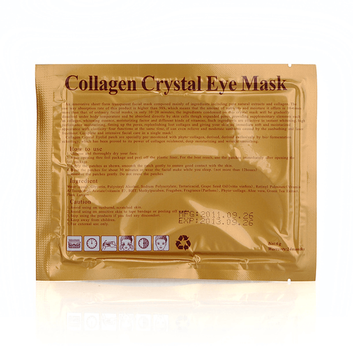 Collagen Crystal Eye Mask Eyelid Patch Deep Moisture HOT - Trendha