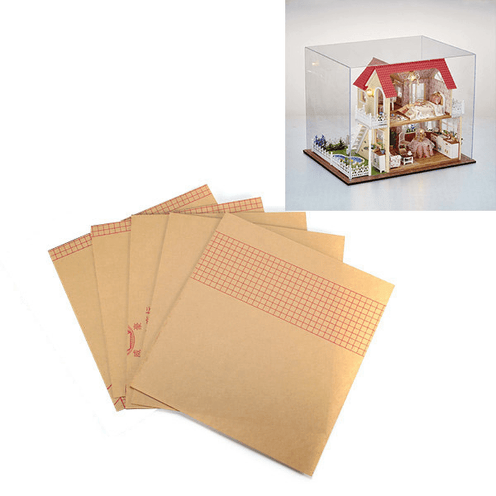 Cuteroom DIY Transparent Display Box Dust-Proof Cover Dollhouse Princess Room - Trendha