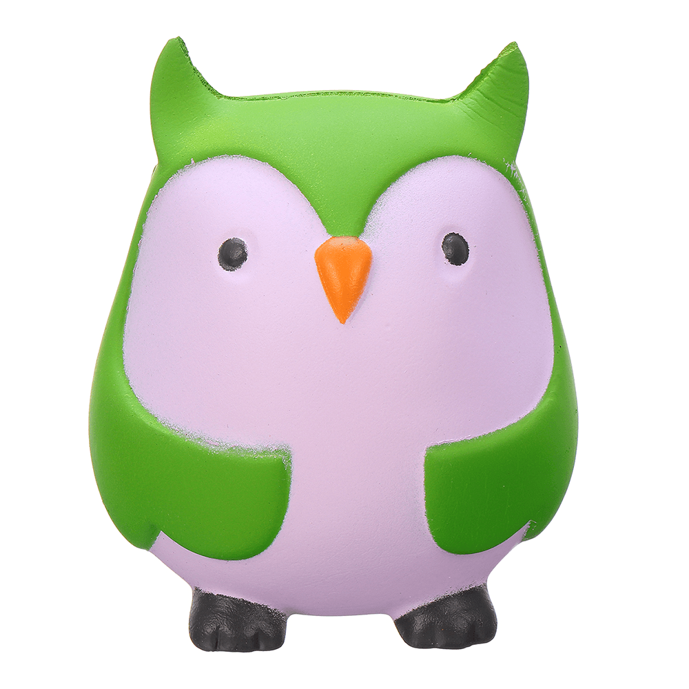 9Cm Soft Squishy Blue Owl Scented Slow Rising Toy with Packaging Stress Relief - Trendha
