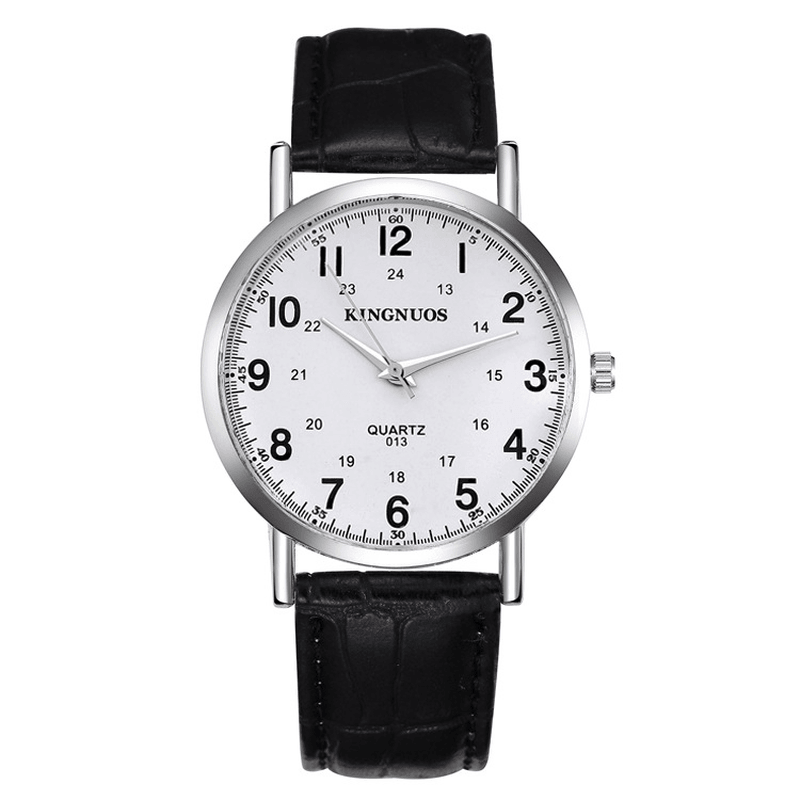 KINGNUOS 013 Casual Style Clock Men Wrist Watch Business Style Waterproof Quartz Watch - Trendha