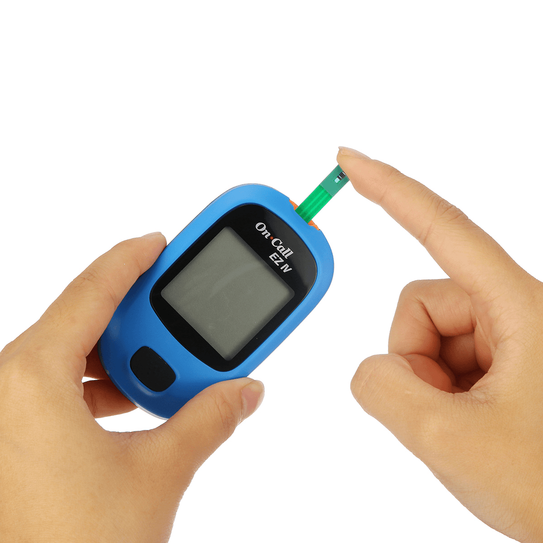 Blood Glucose Meter Sugar Meter Diabetes Tester 25Pcs Blood Test Strips Blood Collection Needle - Trendha