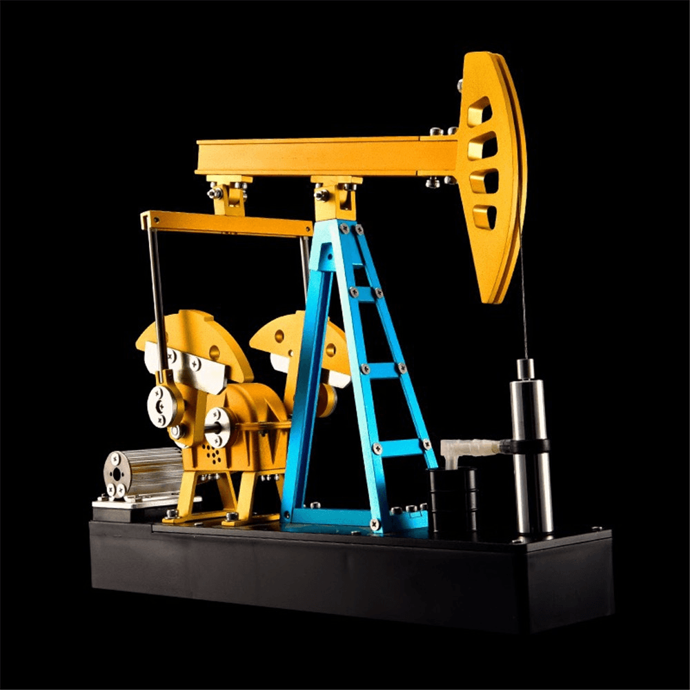 Teching Assembly Pumping Unit Metal Assembly Model Simulation Puzzle Teaching DIY Toy Gift - Trendha