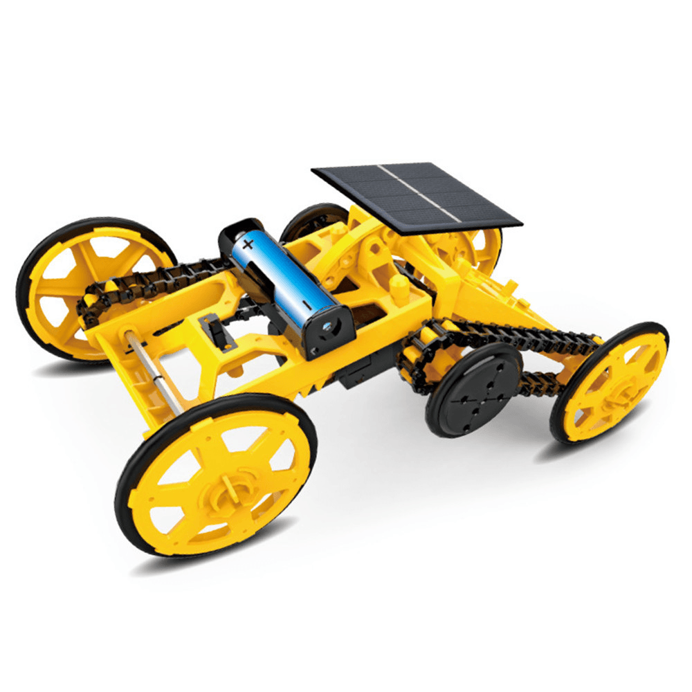 DIY Solar Assembled Electric Building Block Car STEM Science and Education Children'S Educational Electric Model Toy - Trendha