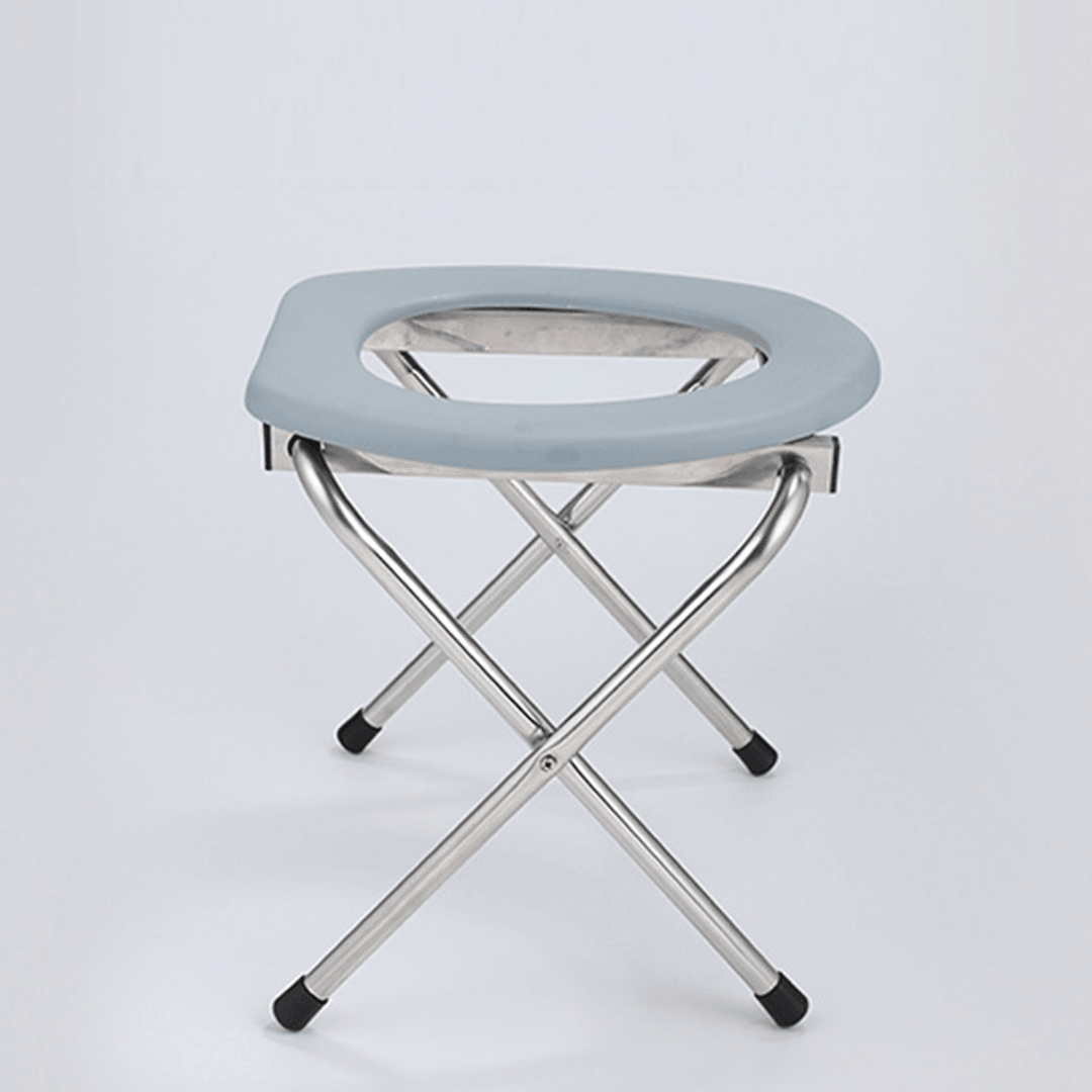 Foldable Medical Bedside Commode Chair Potty Iron for Elderly Gravida - Trendha