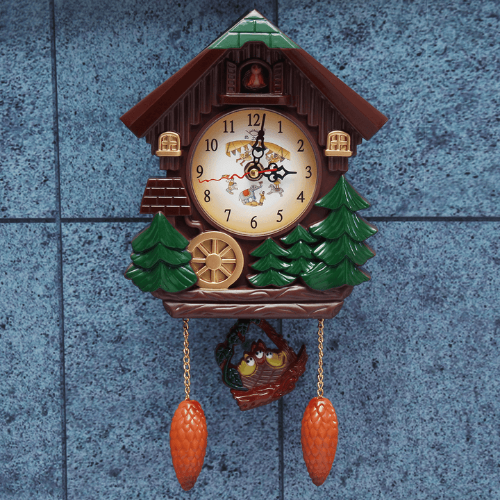 Wall Clock Cuckoo Clock Living Room Bird Alarm Toys Modern Brief Children Decorations Home Day Time Alarm - Trendha