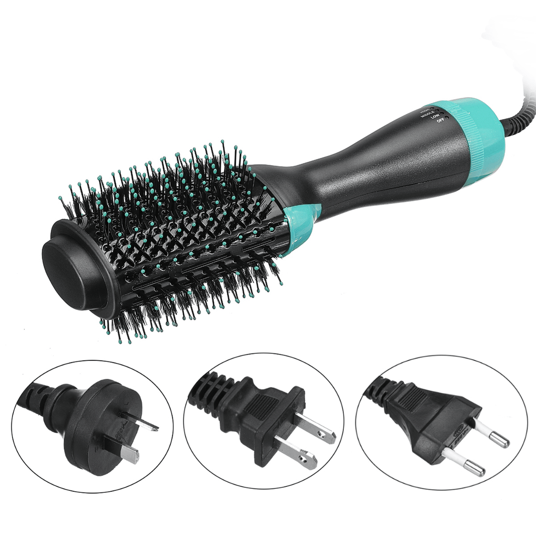 3 in 1 Pro One Step Hair Blow Dryer and Volumizer Curler Comb Hot Air Brush - Trendha