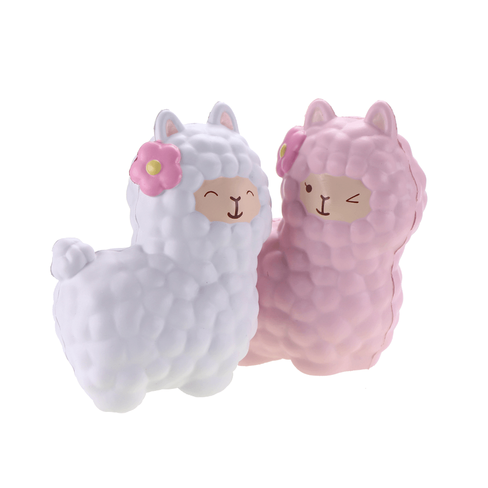 Vlampo Squishy Alpaca 17X13X8Cm Licensed Slow Rising Original Packaging Collection Gift Decor Toy - Trendha