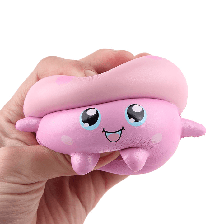 Squishy Pink Mushroom Doll 11Cm Soft Slow Rising Collection Gift Decor Toy with Packing - Trendha