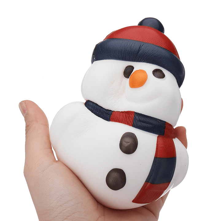 Cooland Christmas Snowman Squishy 14.4×9.2×8.1CM Soft Slow Rising with Packaging Collection Gift Toy - Trendha