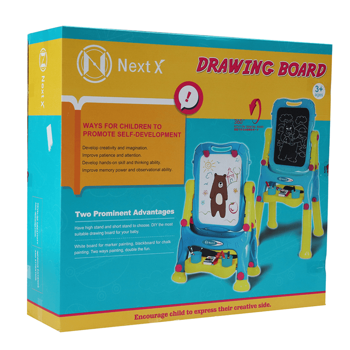 NEXTX B665 Short Long Stand Double-Side Drawing Board Learning Calligraphy Board Toys - Trendha