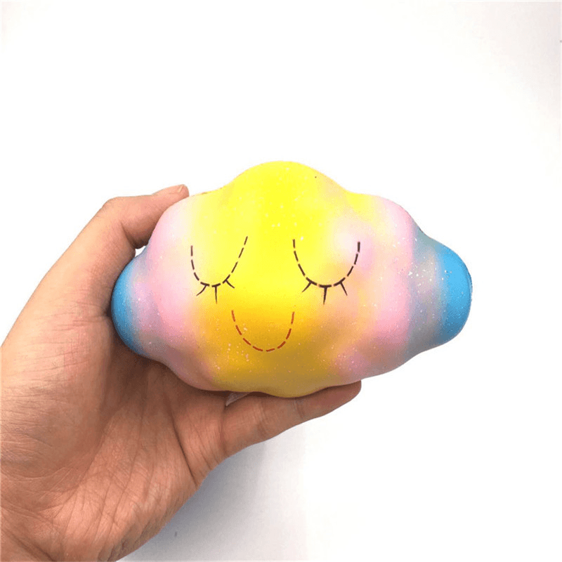Starry Sky Colored Clouds Squishy Toy Kids Phone Straps Decor Slow Rising Soft Squeeze Accessories - Trendha