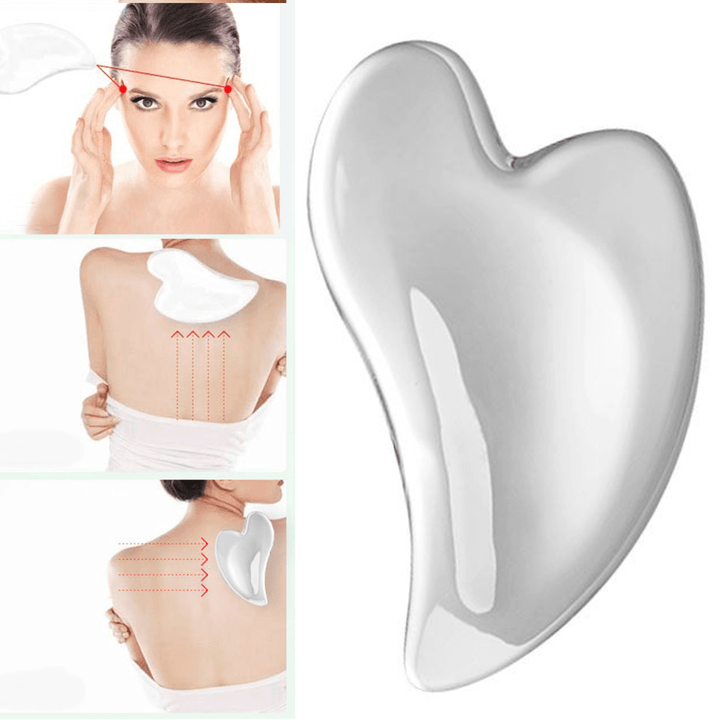 Resin Clear Guasha Massager Gua Sha Scraping Board Neck Facial Body SPA Tool Beauty Machine - Trendha
