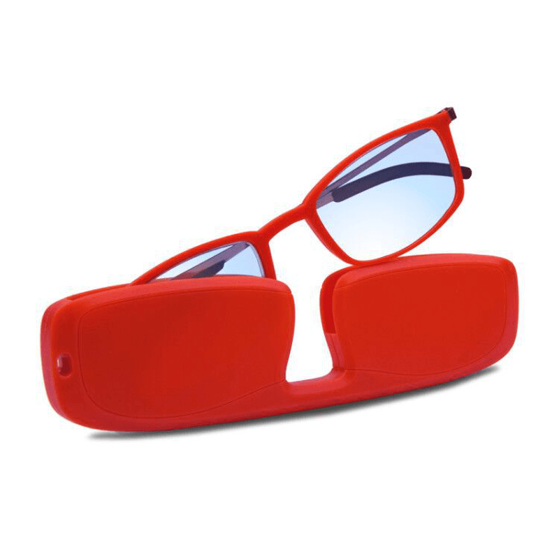 Full Frame Holder Portable Durable Light Weight Resin Reading Glasses Brown Antifatigue anti Blue Light - Trendha