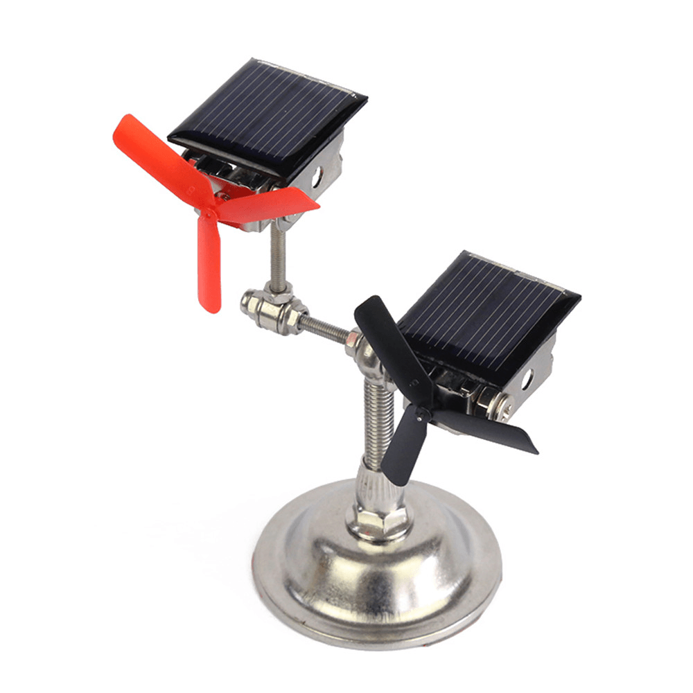 STARK Double-Headed Solar Windmill Desktop Crafts Scientific Experiment Model Technological Toy Creative DIY Decoration - Trendha
