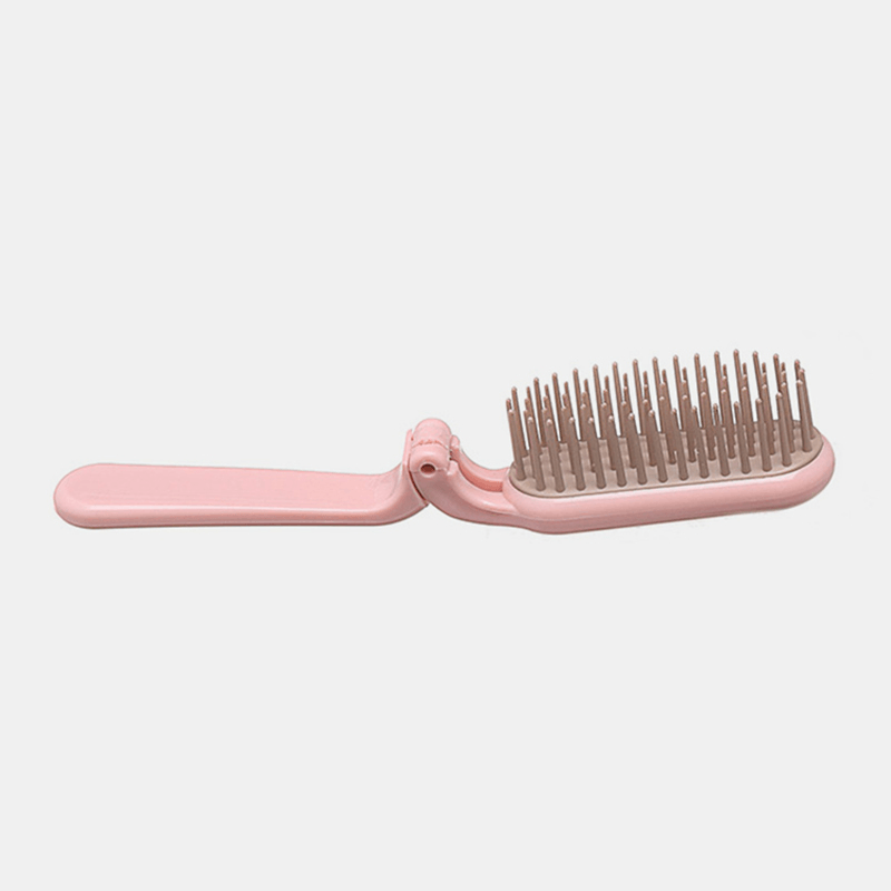 Folding Hairdressing Comb Anti-Static Travel Hair Comb Portable Makeup Comb Massage Dense Tooth Comb - Trendha