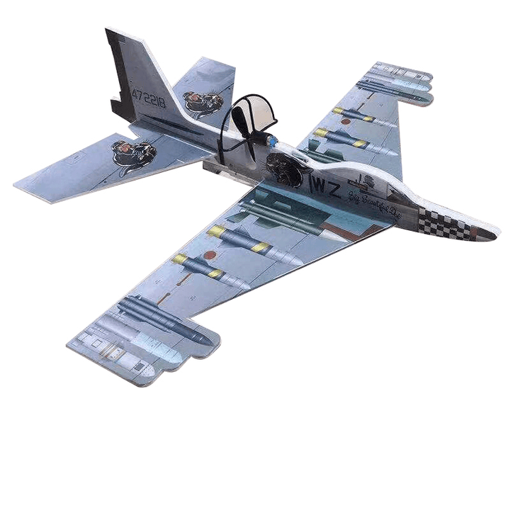 Electric EPP Foam Hand Throwing Aircraft USB Charging Rotary Plane Model Toy - Trendha
