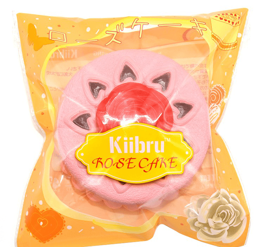Kiibru Squishy Jumbo Rose Cake Licensed Slow Rising Original Packaging Collection Gift Decor Toy - Trendha