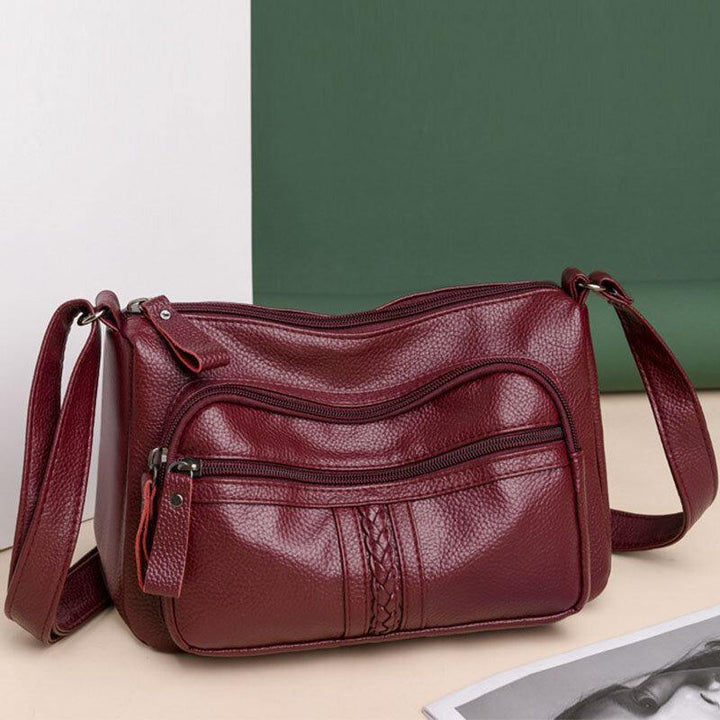 Women Large Capacity Crossbody Bag Multi-pocket Wear-resistant Retro Shoulder Bag - Trendha