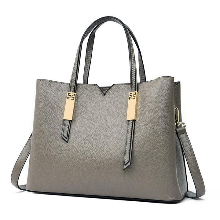 Fashion Cowhide Crossbody Middle-Aged Handbag - Trendha