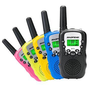 2Pcs Baofeng BF-T3 Radio Walkie Talkie UHF462-467MHz 8 Channel Two-Way Radio Transceiver Built-in Flashlight 5 Color for Choice - Trendha