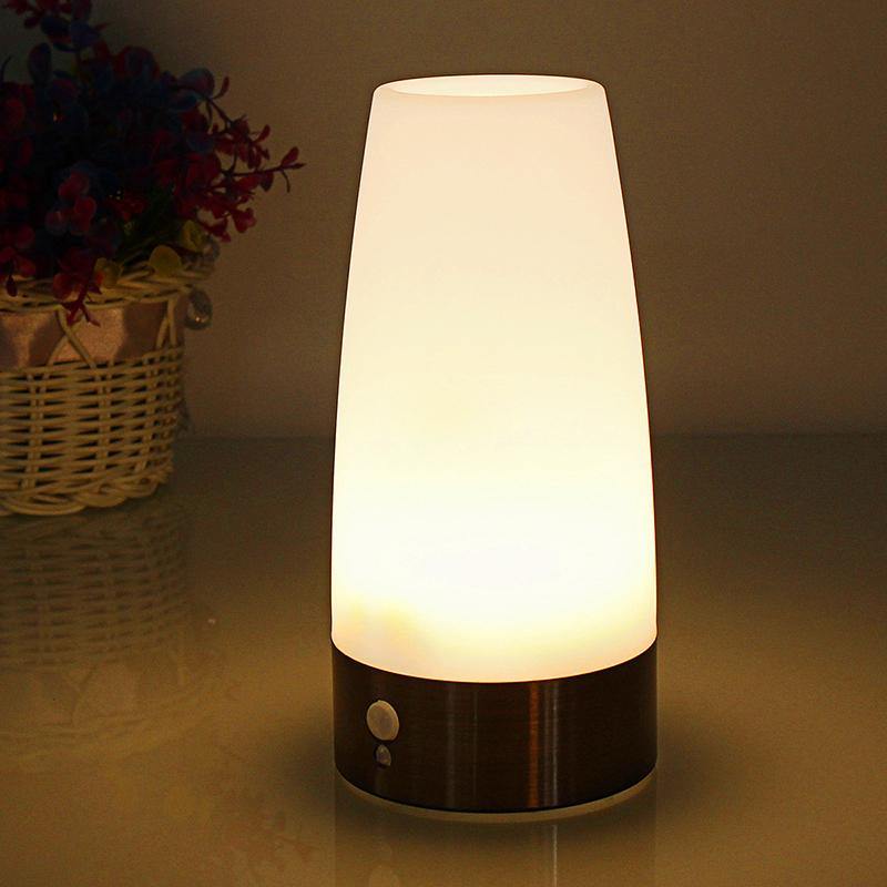 LAMP LED Table Lamp 20LM 3000K Auto Turn ON/OFF Home Household Super Bright - Trendha