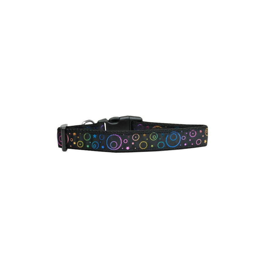 Galactic Shimmer Nylon Ribbon Collar - Trendha