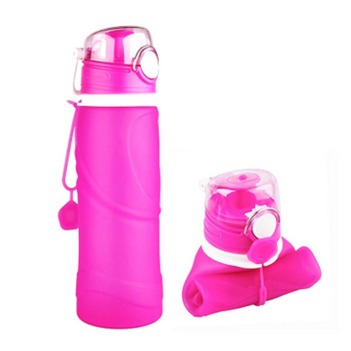 BIKIGHT 750ML Folding Bottle Sports Camping Traveling Portable Frosted Water Bottle - Trendha