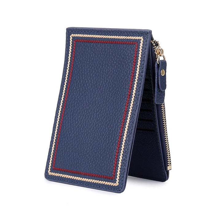 Leather Wallet Compact Ultra-thin Ladies Short - Trendha